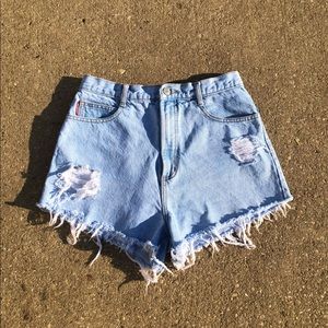 Vintage jean shorts